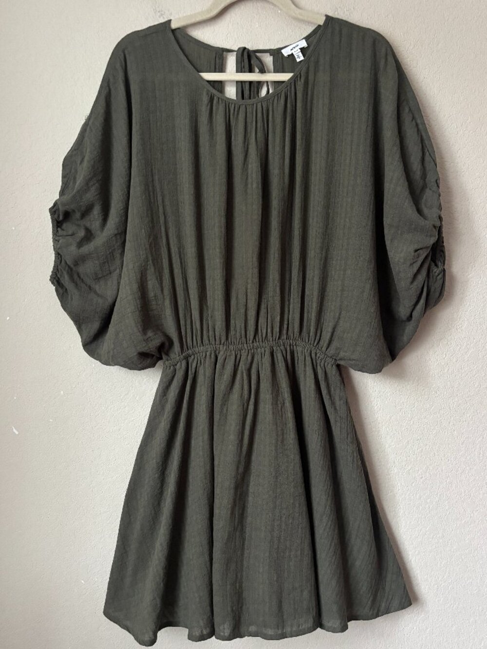 Aerie Lightweight Gauzy Cotton Open Back Coverup Dress